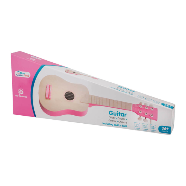 Музичні інструменти - Музичний інструмент New Classic Toys Гітара делюкс рожева (10302)#4