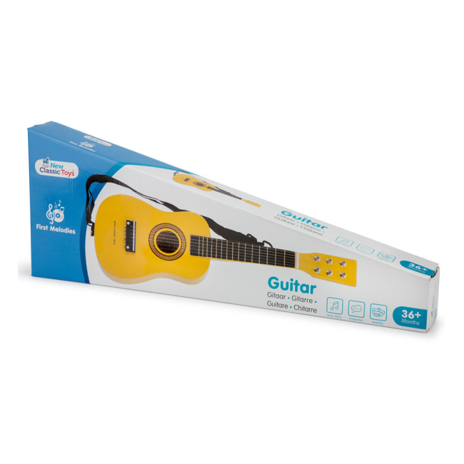 Музичні інструменти - Музичний інструмент New Classic Toys Гітара жовта (10343)#4