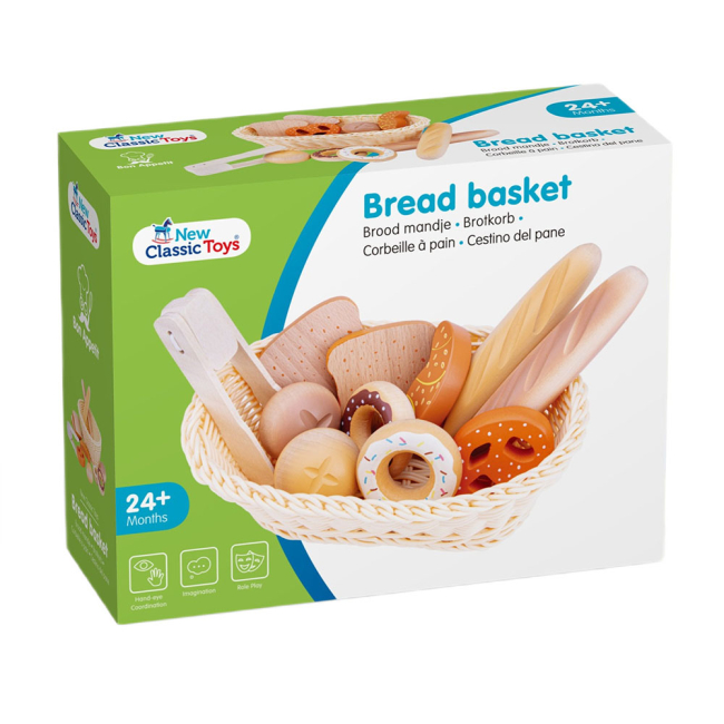 Детские кухни и бытовая техника - Игровой набор New Classic Toys Корзина с хлебом (10605)#4