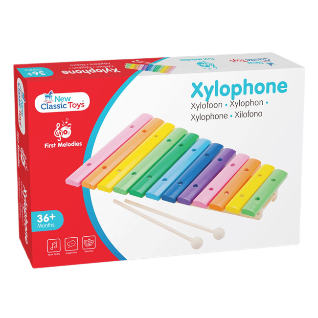 Музичні інструменти - Музичний інструмент New Classic Toys Ксилофон 12 тактів (10236)#3