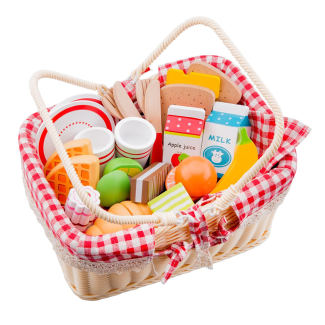 Детские кухни и бытовая техника - Игровой набор New Classic Toys Корзина для пикника (10590)#2