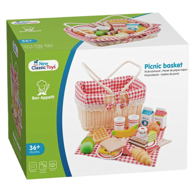 Детские кухни и бытовая техника - Игровой набор New Classic Toys Корзина для пикника (10590)#3