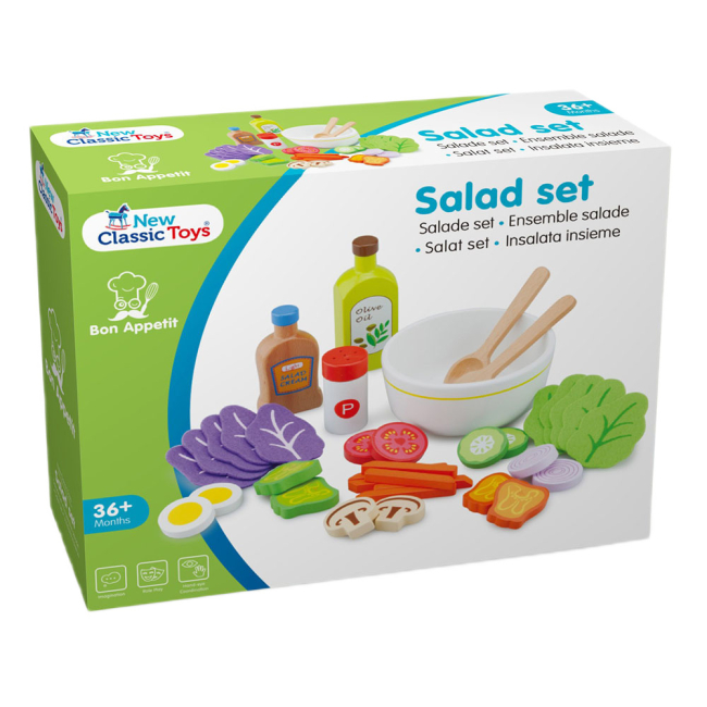 Детские кухни и бытовая техника - Игровой набор New Classic Toys Салат (10592)#4
