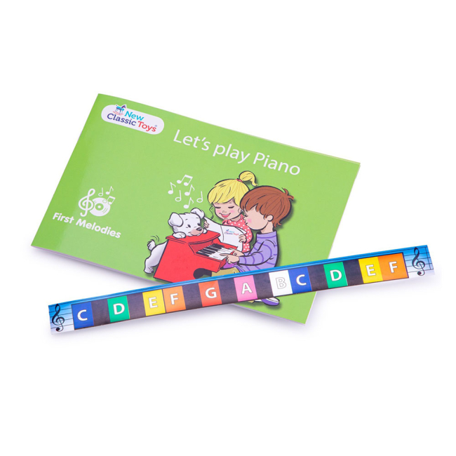 Музичні інструменти - Музичний інструмент New Classic Toys Піаніно 18 клавіш рожеве (10158)#3