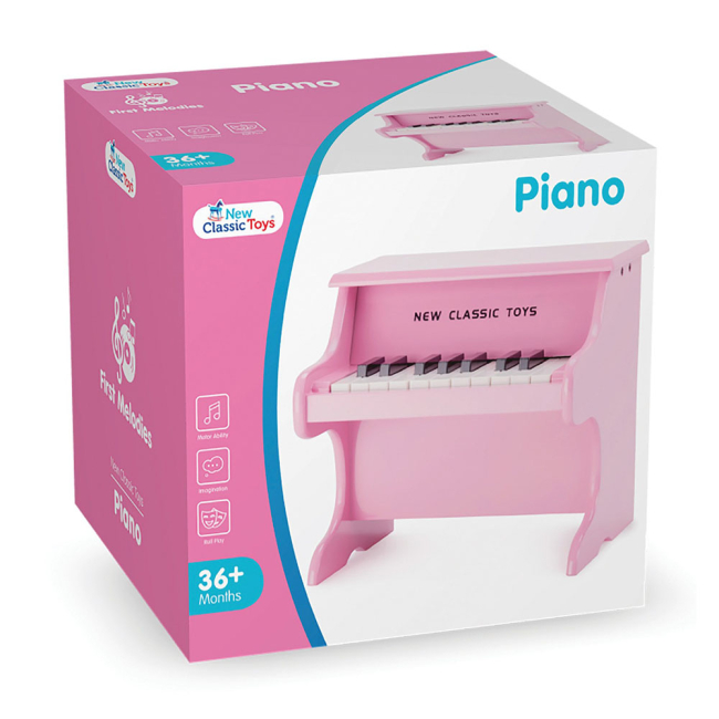 Музичні інструменти - Музичний інструмент New Classic Toys Піаніно 18 клавіш рожеве (10158)#5