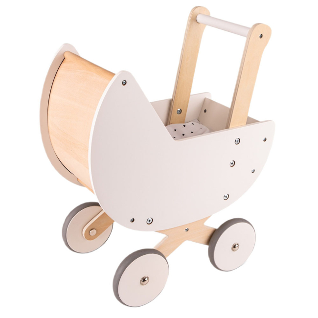 Транспорт і улюбленці - Візок для ляльки з постільною білизною New Classic Toys білий (10760)#2