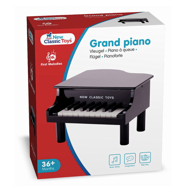 Музичні інструменти - Музичний інструмент New Classic Toys Рояль 18 клавіш чорний (10150)#3