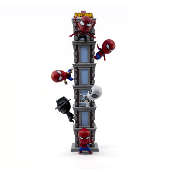 Фигурки персонажей - Коллекционная фигурка-сюрприз Yume Spider-Man Tower Series (10142)#9