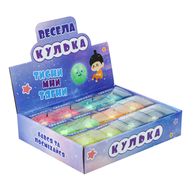 Антистрес іграшки - Іграшка-антистрес Shantou Jinxing Весела кулька зелена (SA0373/2)#2