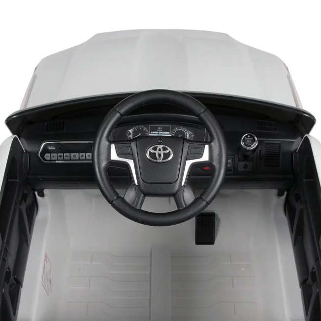 Електромобілі - Електромобіль Bambi Racer Toyota білий (JJ2022EBLR-1)#6