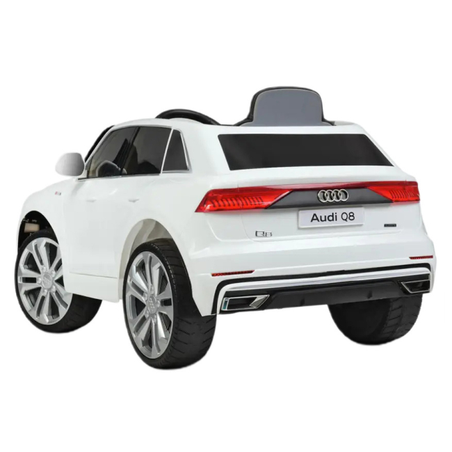 Електромобілі - Електромобіль Bambi Racer Audi білий (JJ2066EBLR-1)#4
