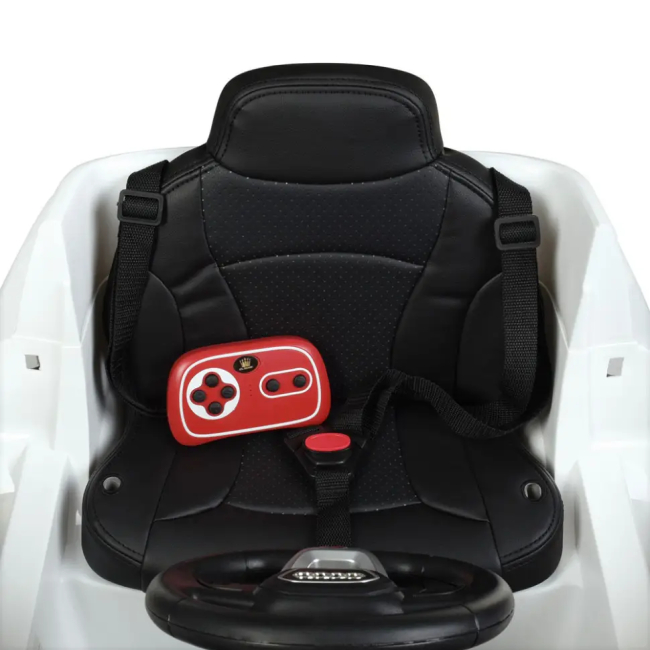 Електромобілі - Електромобіль Bambi Racer Audi білий (JJ2066EBLR-1)#8