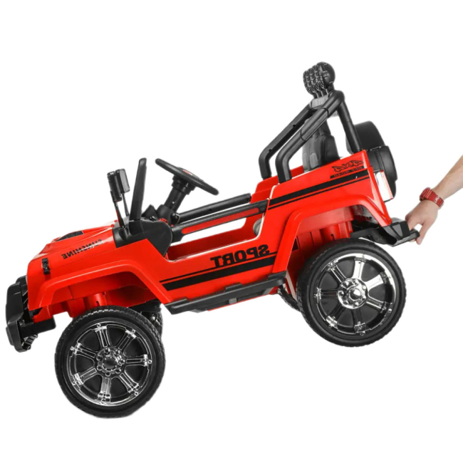 Електромобілі - Електромобіль Bambi Racer Джип червоний (M 3237EBLR-3)#6