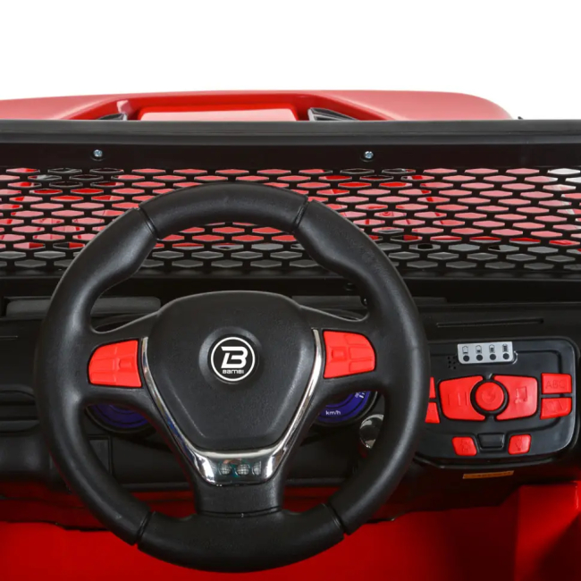 Електромобілі - Електромобіль Bambi Racer Джип червоний (M 3237EBLR-3)#7