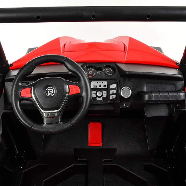 Електромобілі - Електромобіль Bambi Racer Джип червоний (M 3454(2)EBLR-3)#7