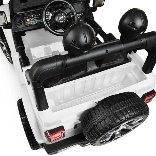 Електромобілі - Електромобіль Bambi Racer Jeep білий (M 4176EBLR-1)#9