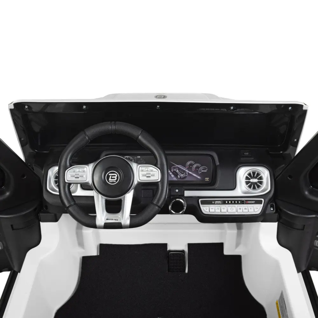 Електромобілі - Електромобіль Bambi Racer Mercedes Джип білий (M 4259EBLR-1)#5