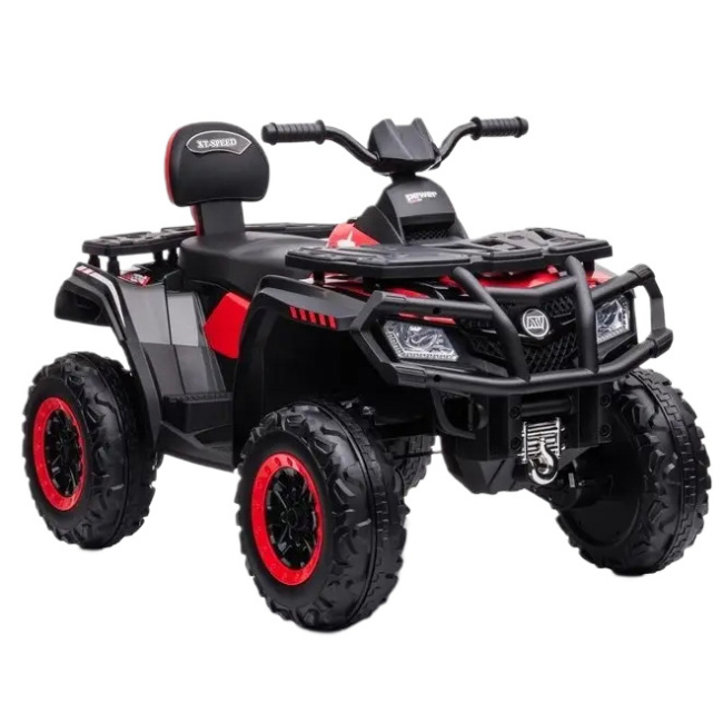 Електромобілі - Квадроцикл Bambi Racer червоно-чорний (M 4868EL-3(24V))#4