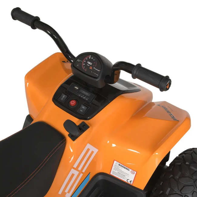 Електромобілі - Квадроцикл Bambi Racer помаранчевий (M 5031EBLR-7)#7