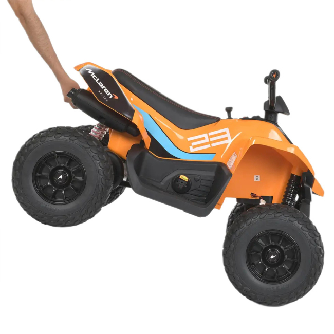 Електромобілі - Квадроцикл Bambi Racer помаранчевий (M 5031EBLR-7)#9