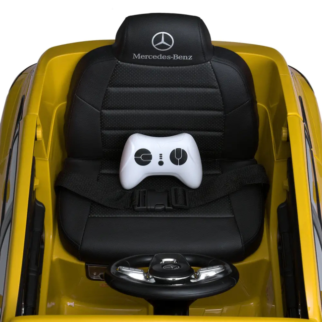 Електромобілі - Eлектромобіль Bambi Racer Mercedes жовтий (M 5027EBLR-6)#6