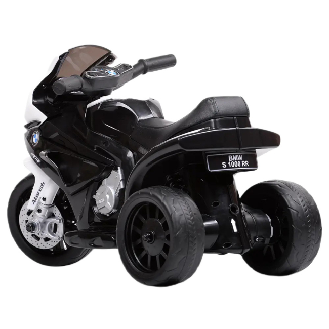 Электромобили - Электромотоцикл Bambi Racer черно-белый (JT5188L-2)#3