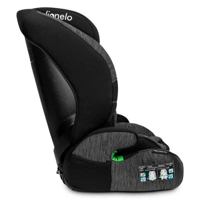 Автокрісла й аксесуари - Автокрісло Lionelo Levi One i-Size black grey (LO-LEVI ONE I-SIZE BLACK GREY)#6