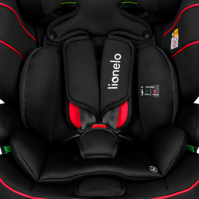 Автокрісла й аксесуари - Автокрісло Lionelo Levi i-Size sporty black (LO-LEVI I-SIZE SPORTY BLACK)#7