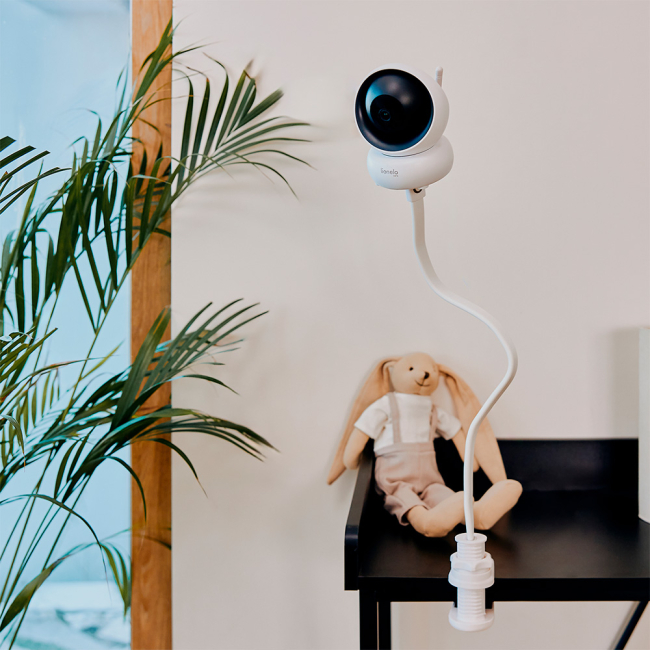 Товари для догляду - Тримач для відеоняні Lionelo Flexigrip white (5903771706889)#9