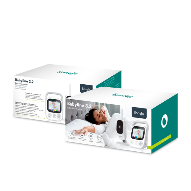 Товары по уходу - Видеоняня Lionelo Babyline 3.2 white (5903771705455)#4