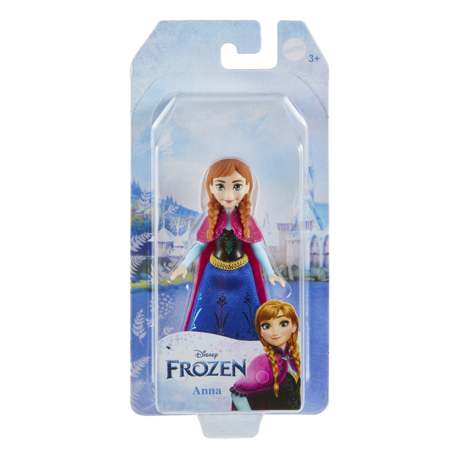 Ляльки - Мінілялечка Disney Frozen Принцеса Анна червона накидка (HPL56/4)#3