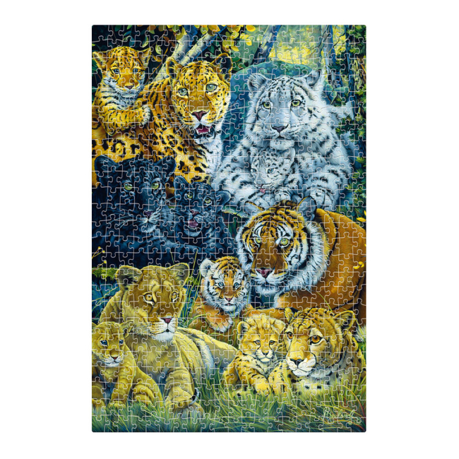 Пазли - Пазли De.tail Дикі кішки 500 елементів (DT500-14)#2