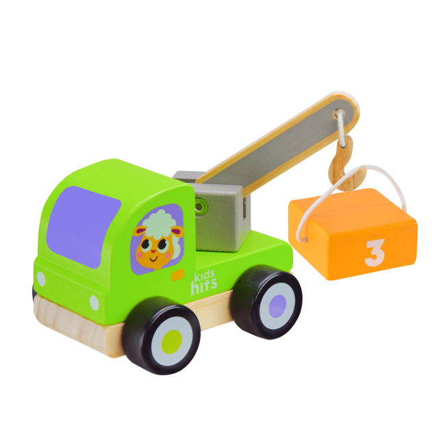 Развивающие игрушки - Деревянная игрушка Kids hits Wooden Building Set Crane (KH20/015)#3
