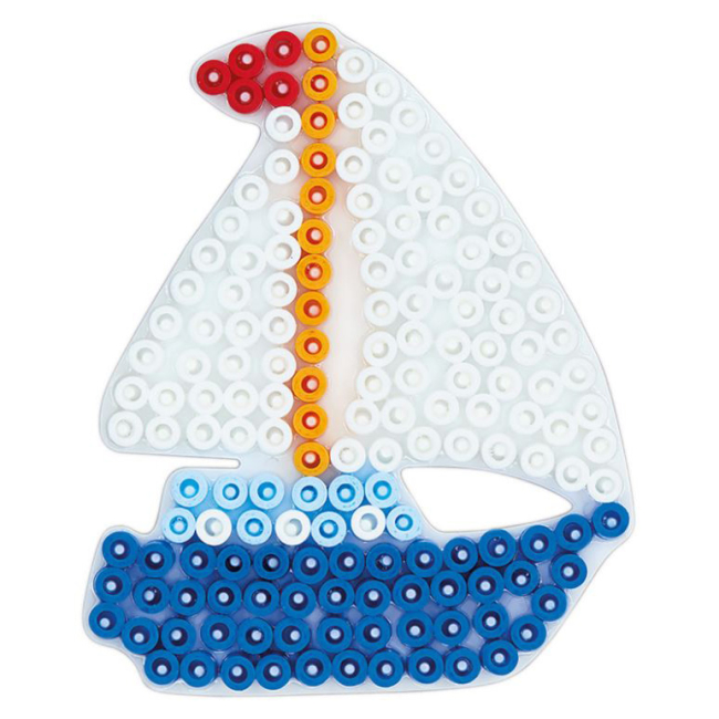 Мозаика - Набор полей Hama Midi Автомобиль парусник и самолет (HM-4576)#6