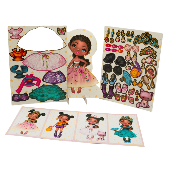 Наборы для творчества - Магнитная игра I am Одень куклу Princess (IAM23251B)#2