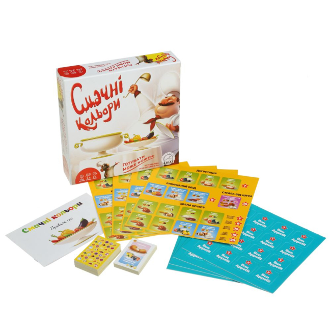 Настільні ігри - Настільна гра Arial Смачні кольори (4820254320053)#2