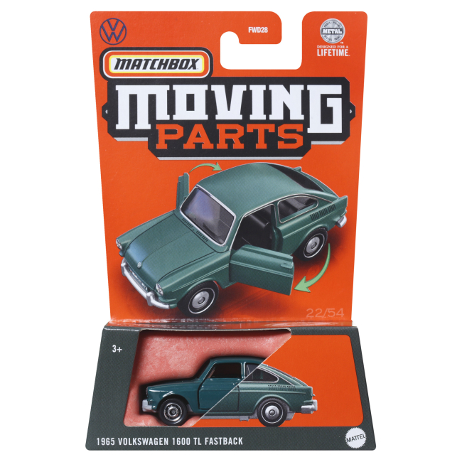Автомодели - Автомодель Matchbox 1965 Volkswagen 1600 TL Fastback (FWD28/HVN19)#3