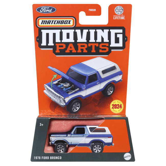 Автомодели - ​​Автомодель Matchbox Moving parts 1978 Ford Bronco (FWD28/HVM87)#3