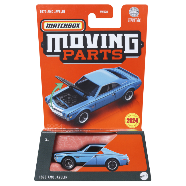 Автомоделі - ​​Автомодель Matchbox Moving parts 1970 AMC Javelin (FWD28/HVM76)#3