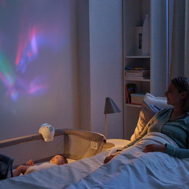 Ночники, проекторы - Ночник-проектор Chicco Полярный медвежонок розовый 2 в 1 (11558.10)#8