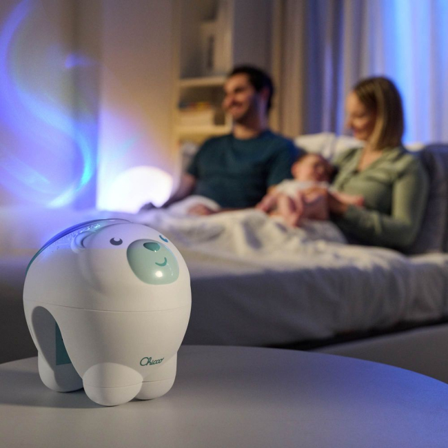 Ночники, проекторы - Ночник-проектор Chicco Полярный медвежонок голубой 2 в 1 (11558.20)#9