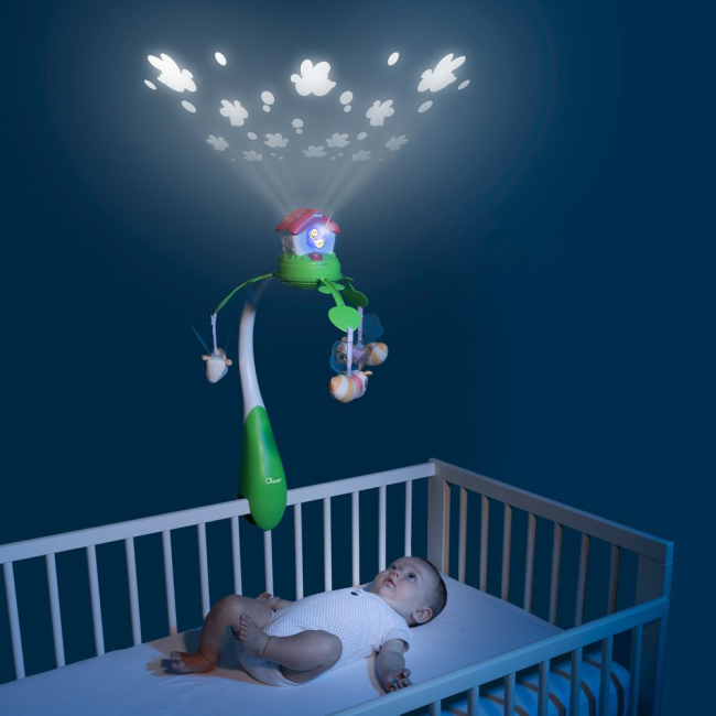 Подвески, мобили - Мобиль-проектор Chicco Пчелиный домик 3 в 1 (11080.00) (8058664150045)#5