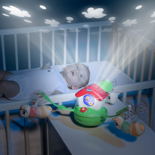 Подвески, мобили - Мобиль-проектор Chicco Пчелиный домик 3 в 1 (11080.00) (8058664150045)#6