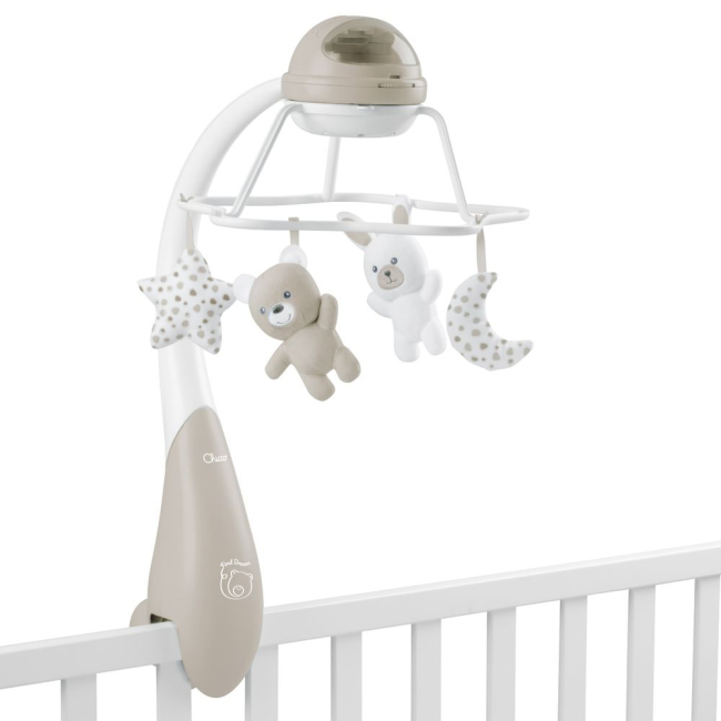 Подвески, мобили - Мобиль-проектор Chicco Радуга бежевый 3 в 1 (11041.00)#2