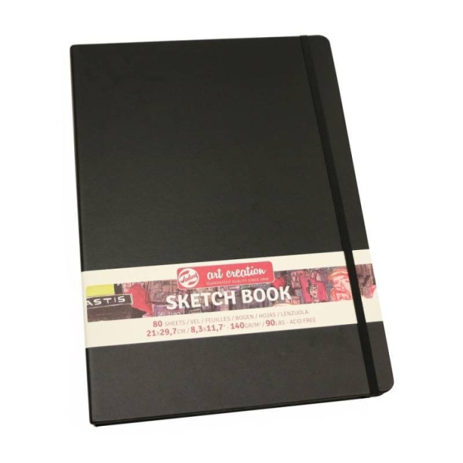 Канцтовари - Блокнот Royal Talens чорний 21 х 30 см (9314003M)#2