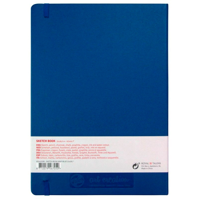 Канцтовари - Блокнот Royal Talens Navy Blue 21 х 30 см (9314233M)#2