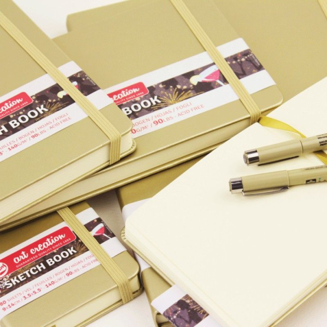 Канцтовари - Блокнот Royal Talens White Gold 21 х 30 см (9314143M)#4