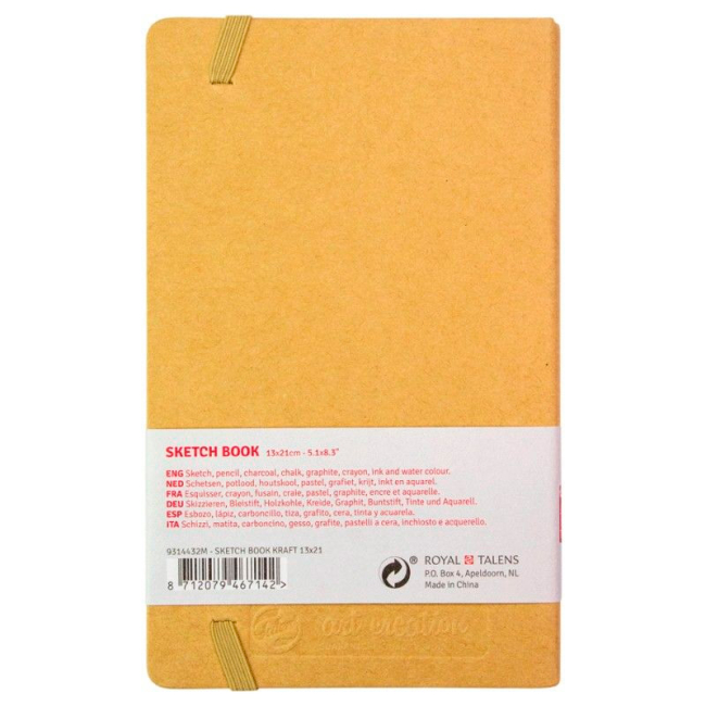 Канцтовари - Блокнот Royal Talens Kraft 13 х 21 см (9314432M)#2