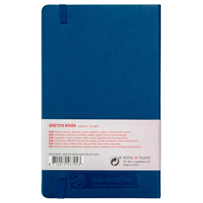 Канцтовари - Блокнот Royal Talens Navy Blue 13 х 21 см (9314232M)#2