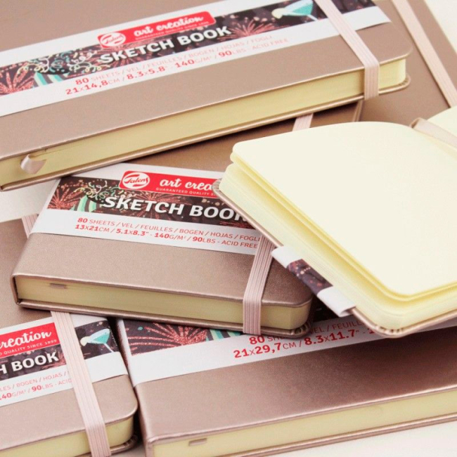 Канцтовари - Блокнот Royal Talens Pink Champagne 13 х 21 см (9314242M)#4